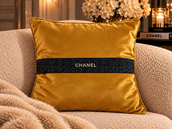 Holiday Cushion  Golden Ochre