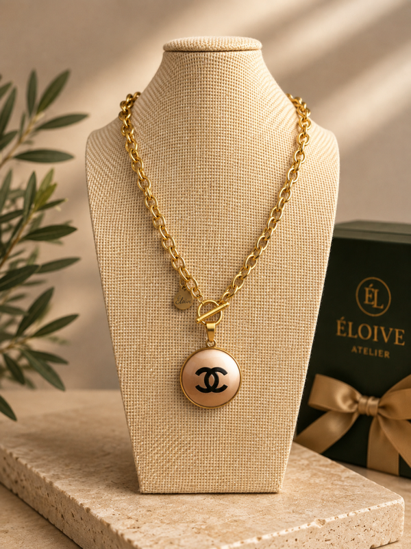 Chunky Chanel knoop ketting