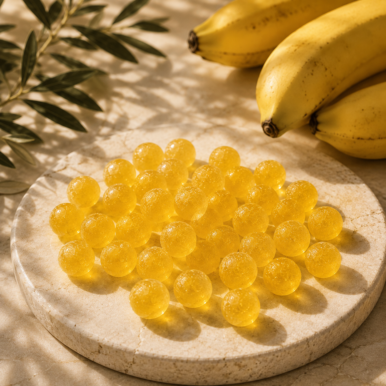 Kristal balletjes banaan