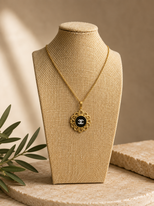 Vintage Chanel knoop ketting