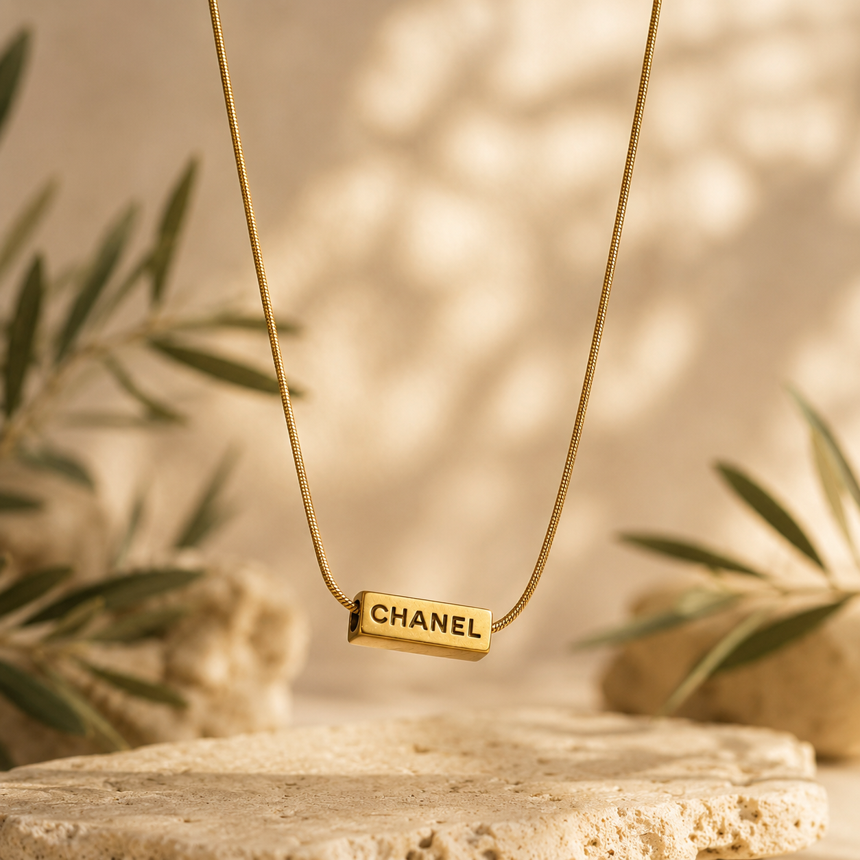 Chanel vintage koord ketting