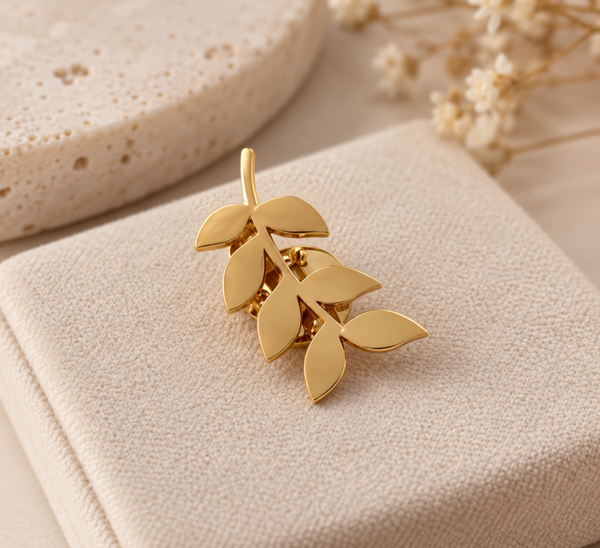 Olijftak broche