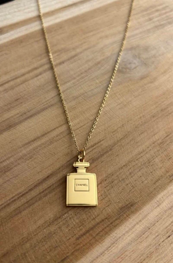 Chanel parfum flesje ketting