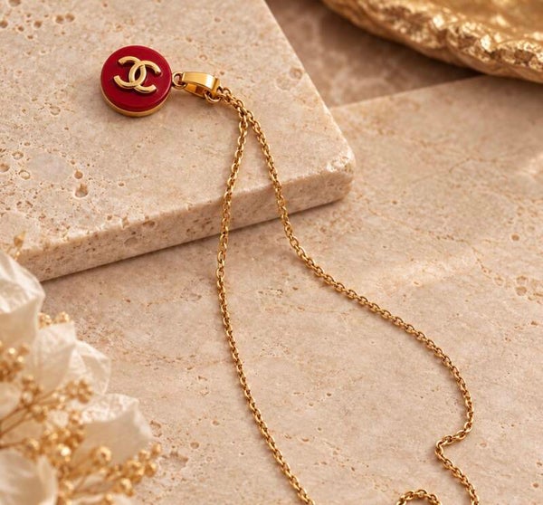 Red vintage necklace