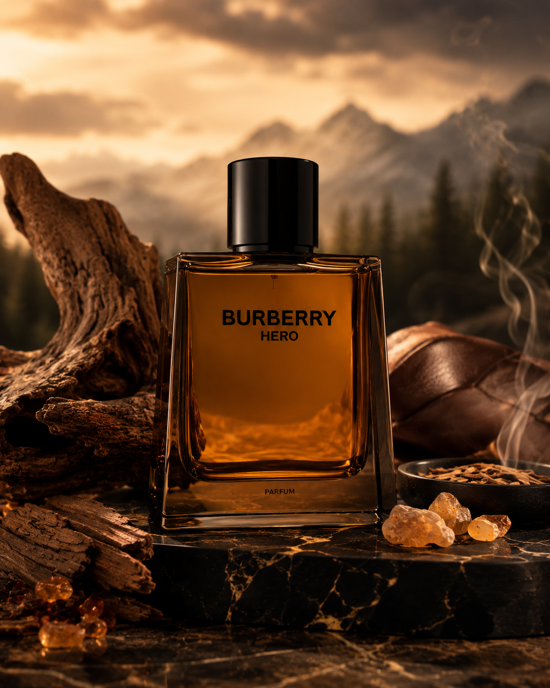 Burberry Hero — Parfum (3.4 oz / 100 ml)— Unbridled Strength