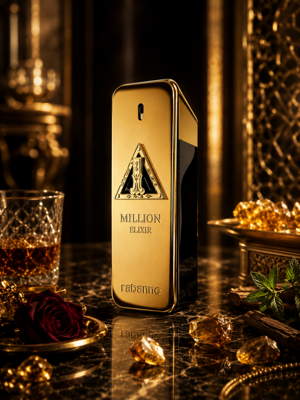 Rabanne 1 Million Elixir Parfum (3.4 oz / 100 ml)— Supreme Golden Seduction