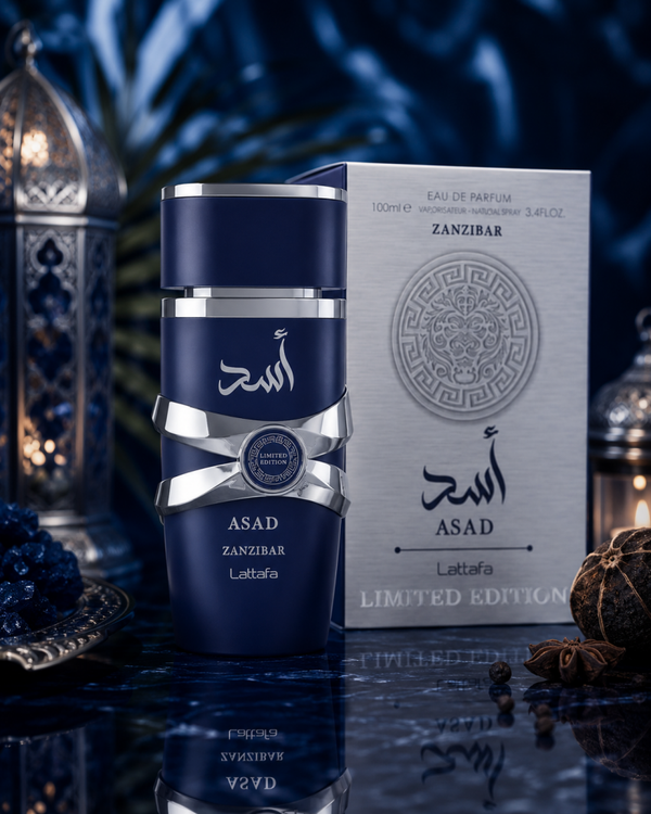 Lattafa Asad Zanzibar Limited Edition EDP (3.4 oz / 100 ml)