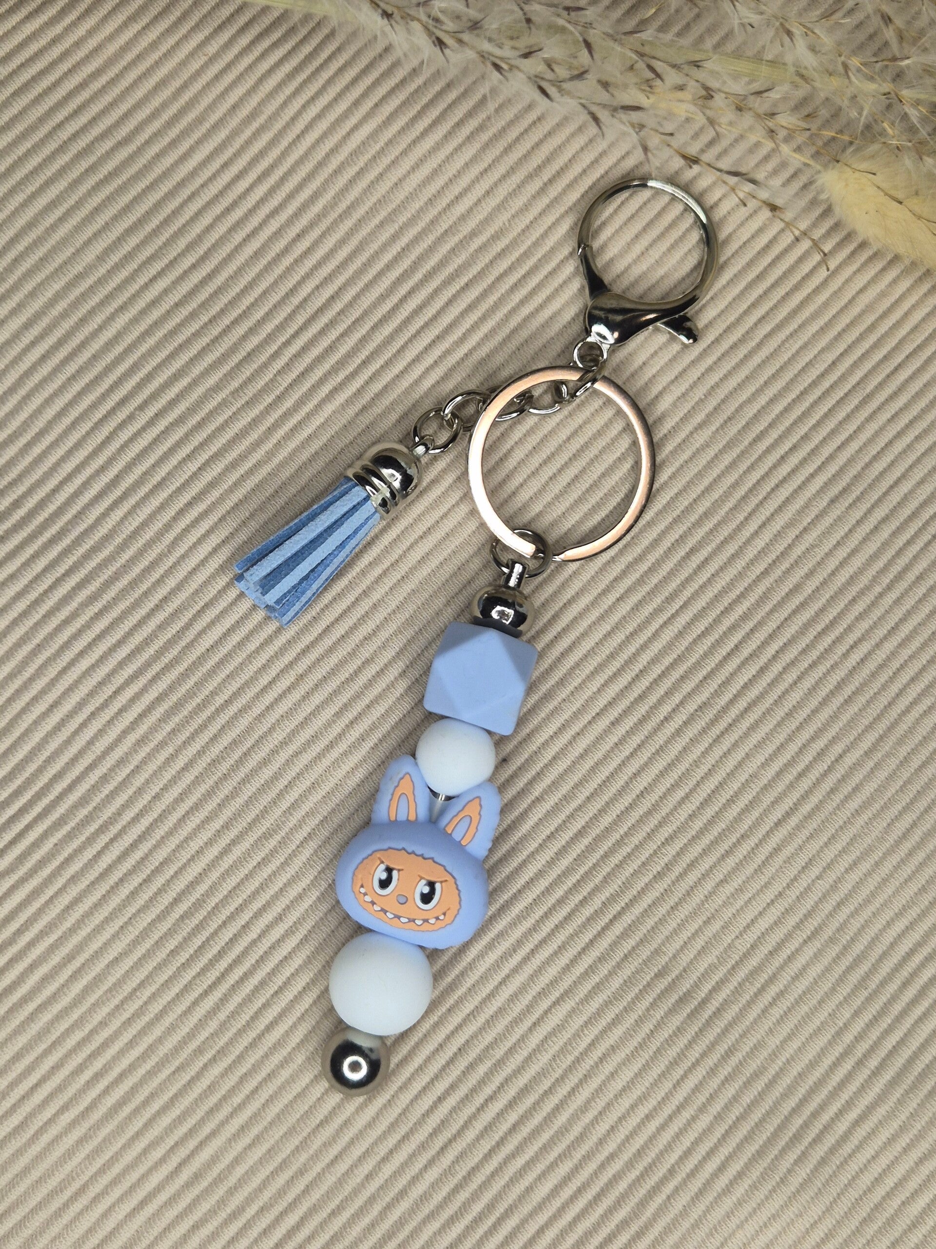 Sleutelhanger - Labubu blauw