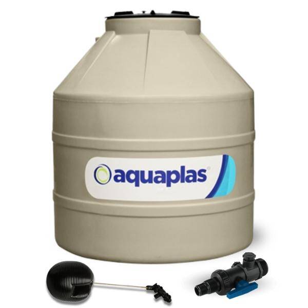 Tinaco tricapa de 1500 l beige aquaplas