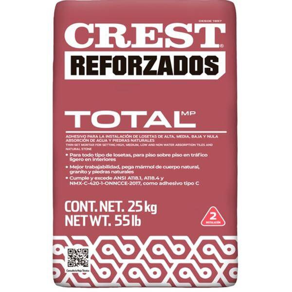 Adhesivo para pisos total blanco 25 kg