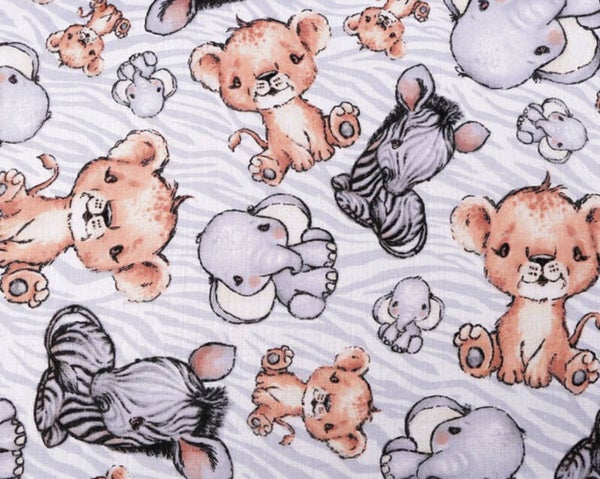 Muselina algodón animales