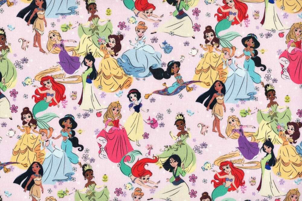 Princesa fondo rosa
