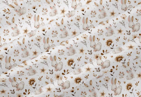 Algodón conejos otoño