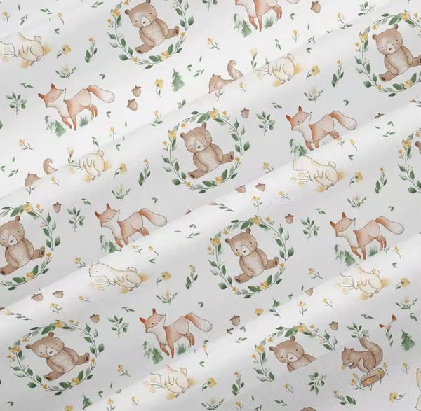 Algodón animales bosque