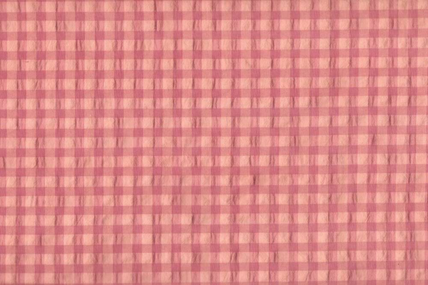 Vichy seersucker rosa salmón