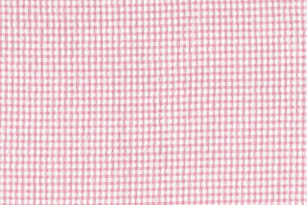 Vichy seersucker rosa cuadro mini