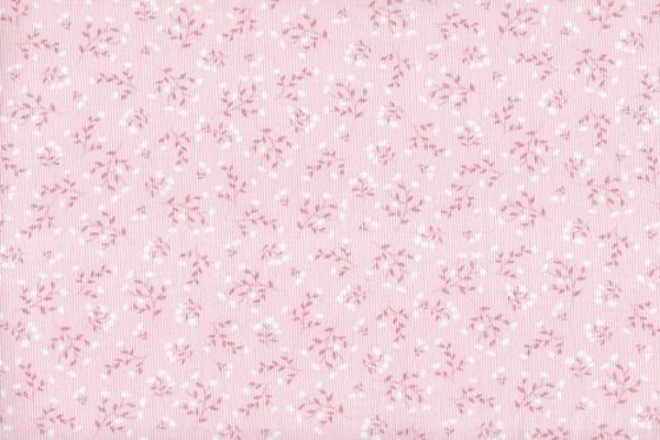 Piqué ramitas rosa