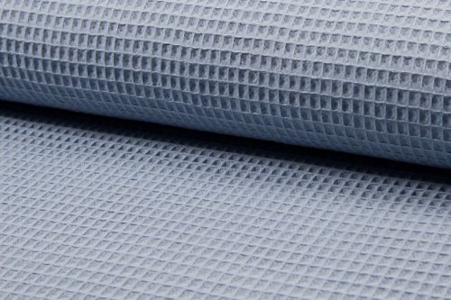 Waffle azul empolvado