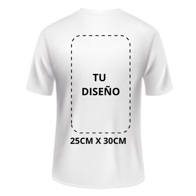 XXL DORSAL 25CM X 30CM