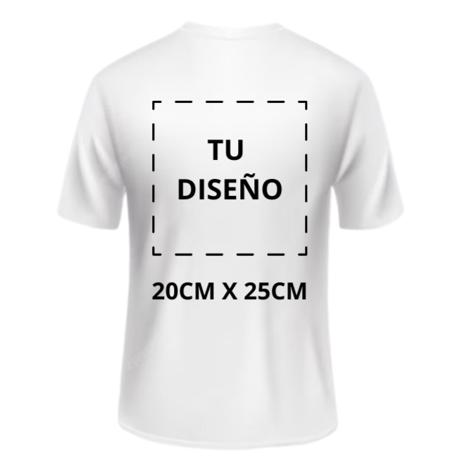 XXL DORSAL 20CM X 25CM