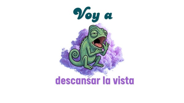 VOY A DESCANSAR LA VISTA