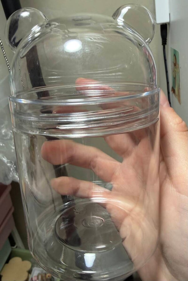 🐻‍❄️3x5” small bear jumping spider container