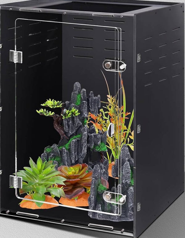 16x16x25 large pvc reptile gecko enclosure