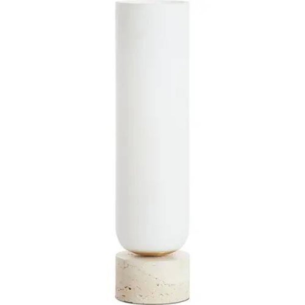 Light&Living Tafellamp RYLANO Ø12x47 cm Melkglas Zandkleur Antiek Brons