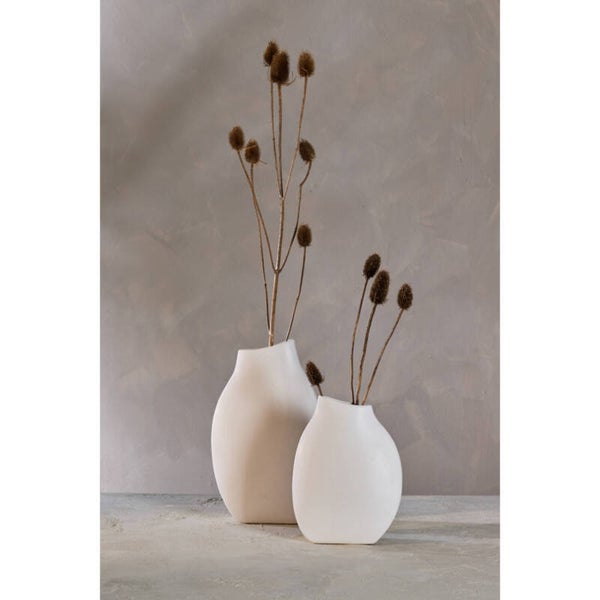Light & Living VOLANO Vaas Mat Wit 26x11x41,5 cm