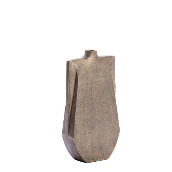 Light & Living Vaas MAKAHA Antiek Brons 41 cm Metalen Design Vaas - Woonyard