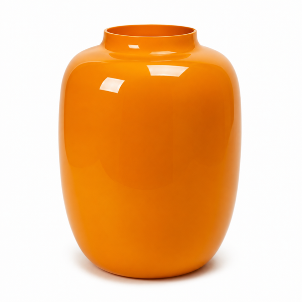 Vase The World Vaas Dark Orange