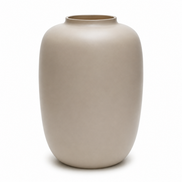 Vase The World Vaas Matte Ivory