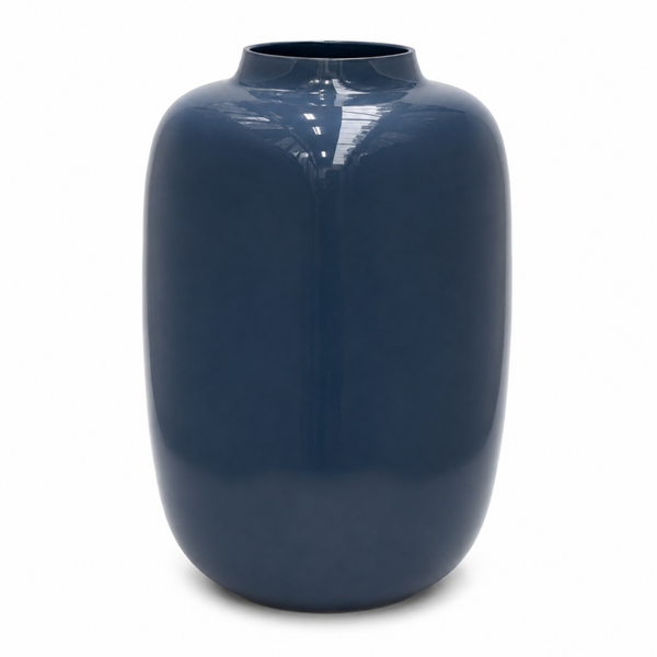 Vase The World Vaas Dark Blue
