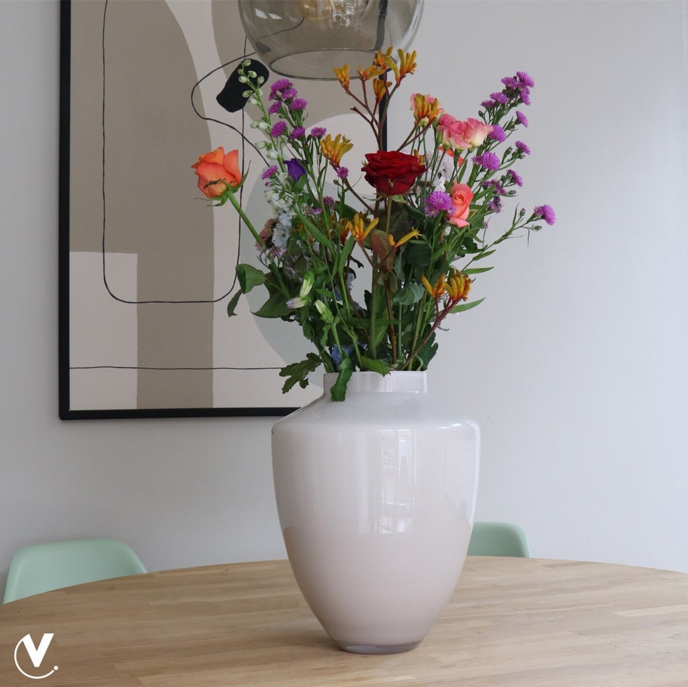 Vase the World - Vaas Tugela M ivory Ø28 x H35 cm