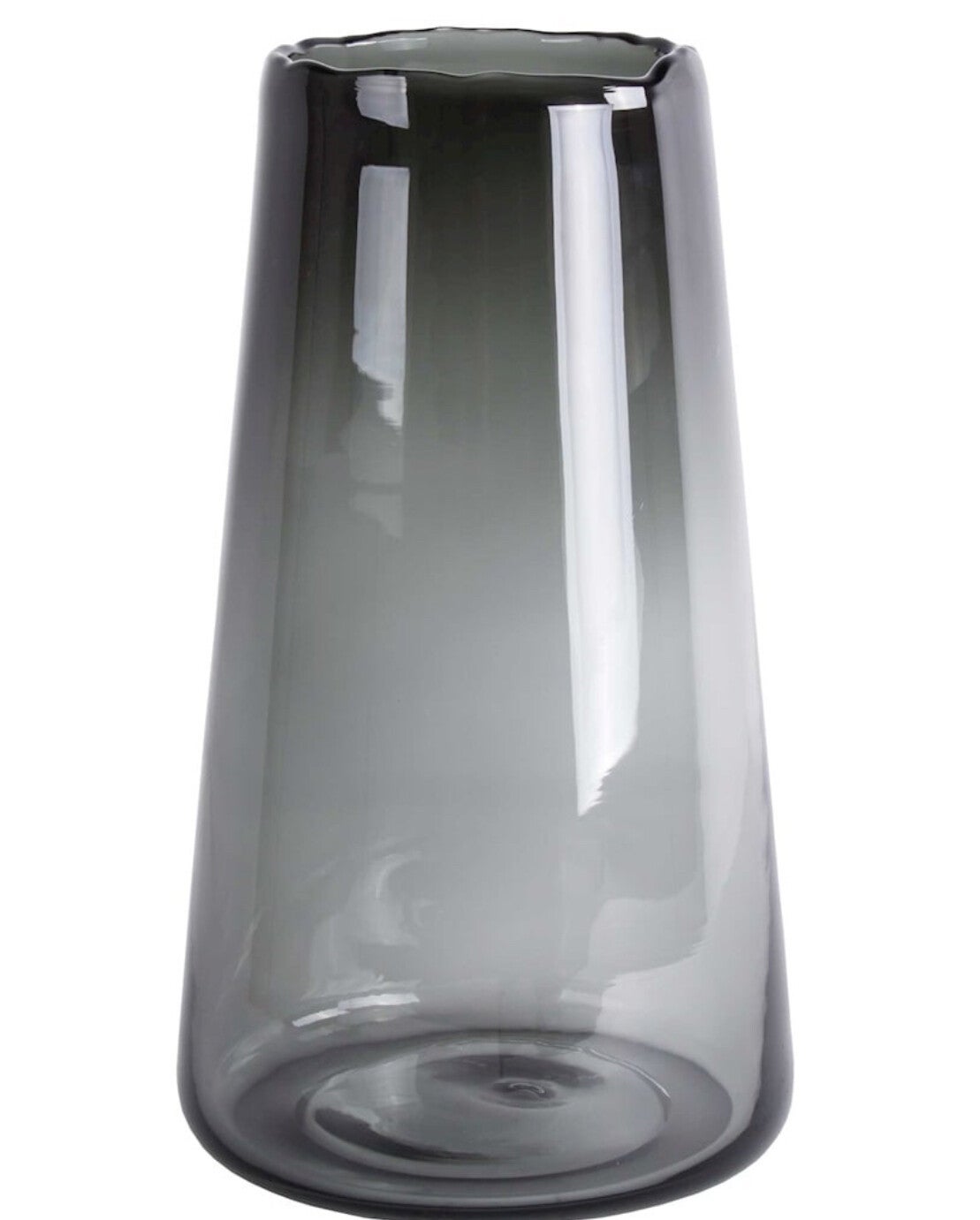 Vase the World - Vaas Siret L grey Ø20 x H35 cm