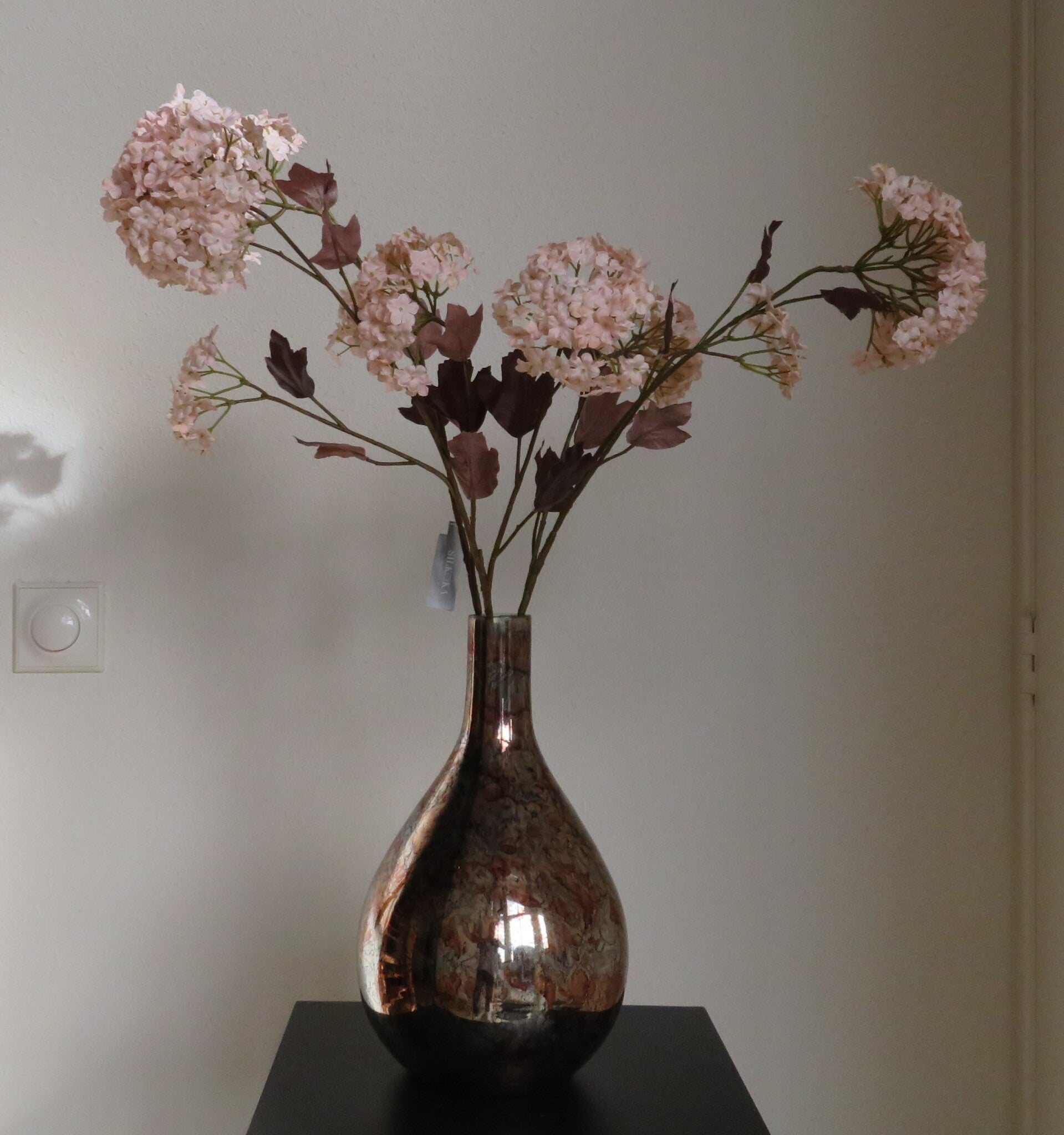 Ter Steege vaas met Silk-ka "sneeuwbal"