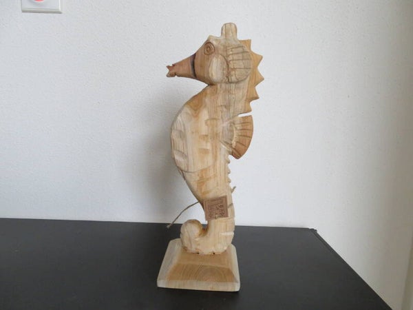 Zeepaardje teak hout