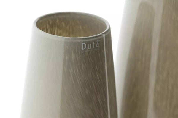 DutZ Vaas Robert Taupe Mondgeblazen Glazen Vaas