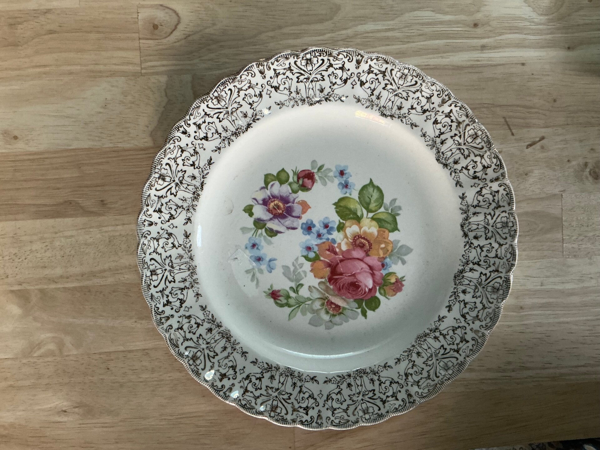 Assiette Vintage americaine