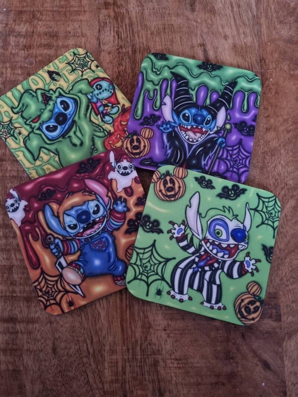 Onderzetter set Stitch Halloween mat