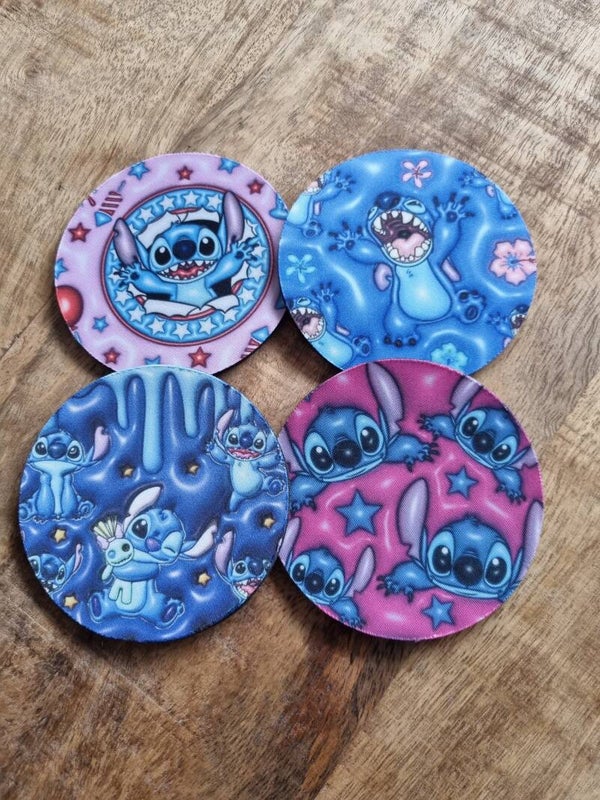 Onderzetters set stitch rond