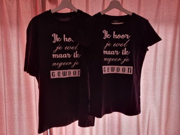 Ik hoor je wel maar ik negeer je gewoon shirt