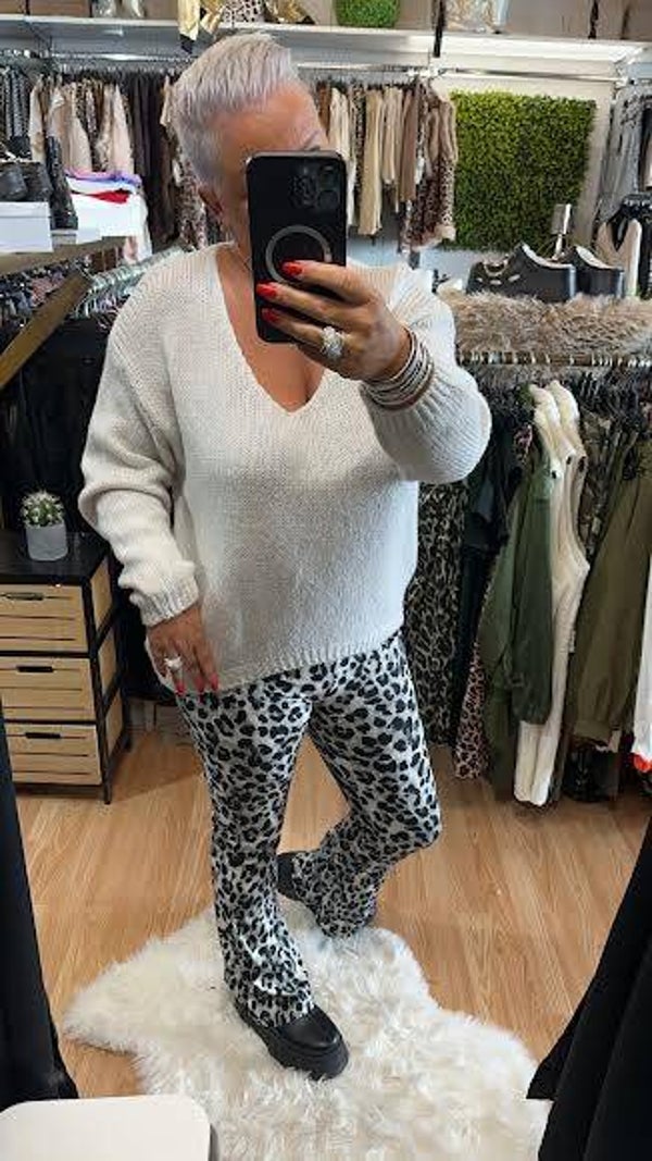 pantalon leopard