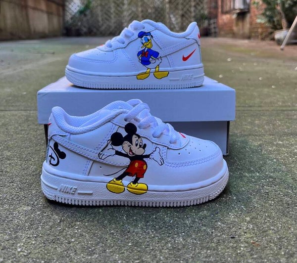 Custom Mickey Mouse Kids Sneakers
