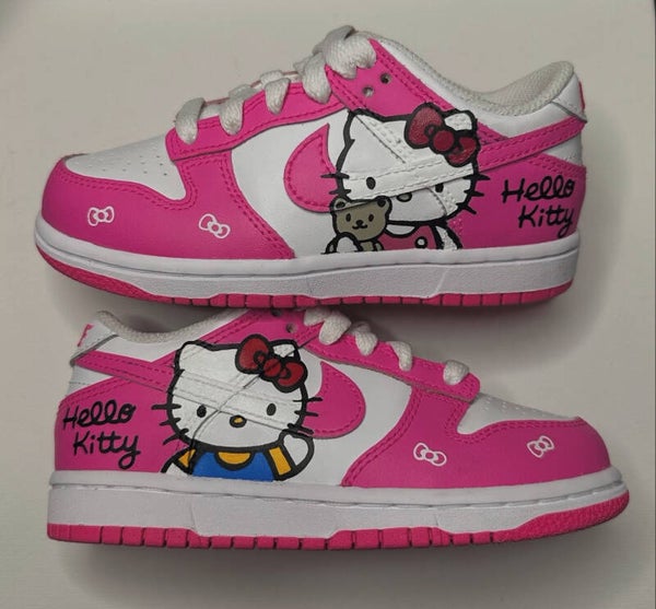 Hello Kitty Pink & White Sneakers