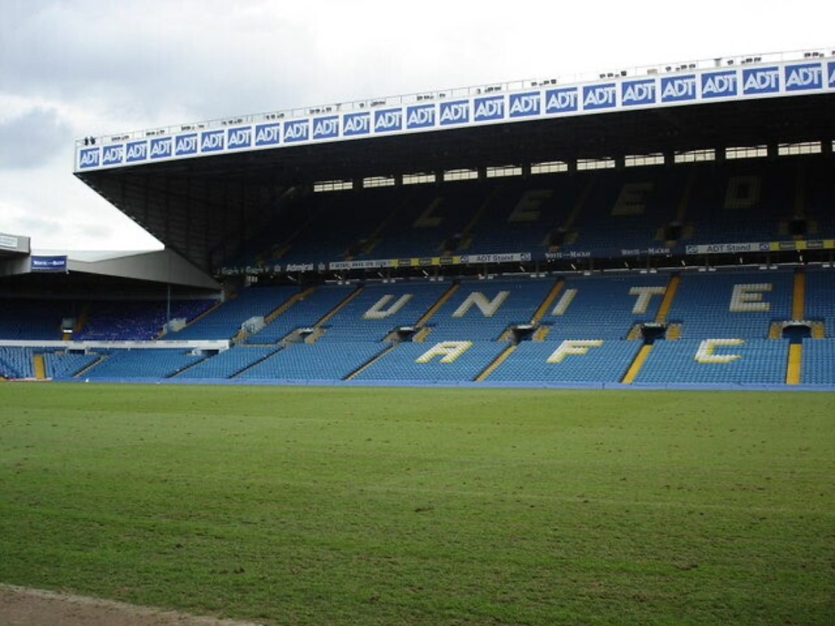Elland Road, home of Premier League club, Leeds United.