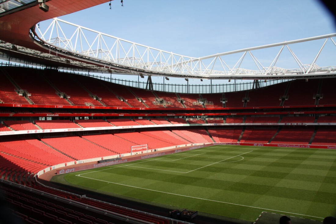 The Emirates stadium, home of Arsenal