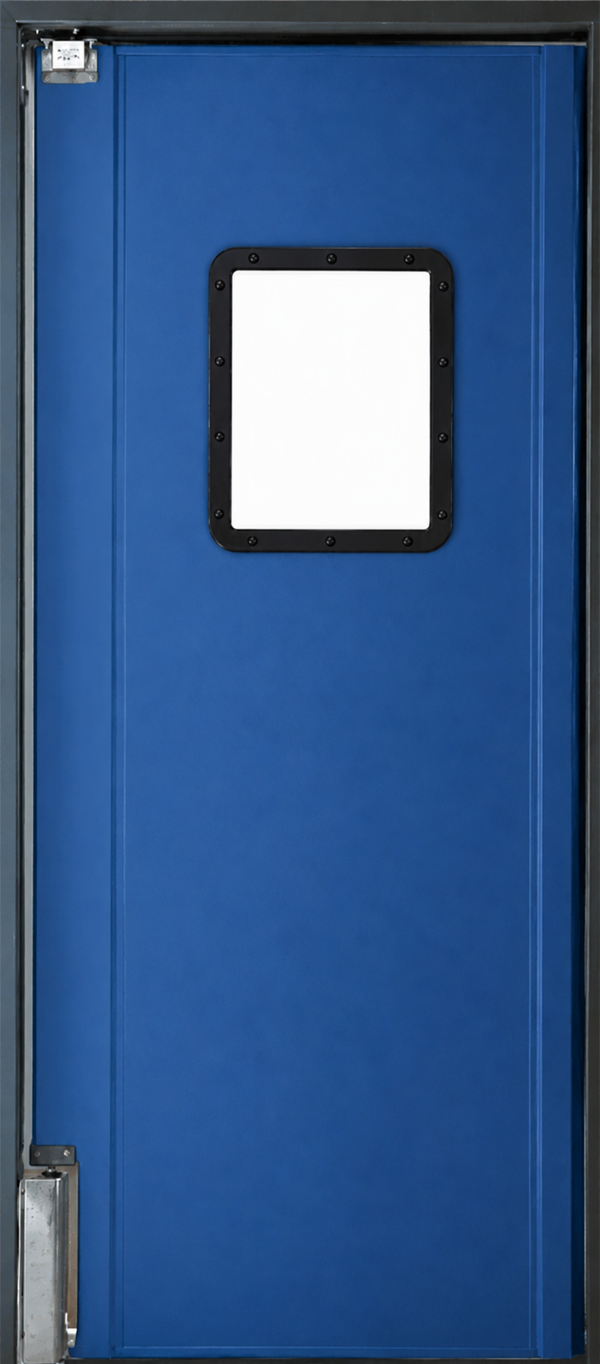 Pro Tuff 40" wide x 84" high Single Panel Swing Door System - Blue