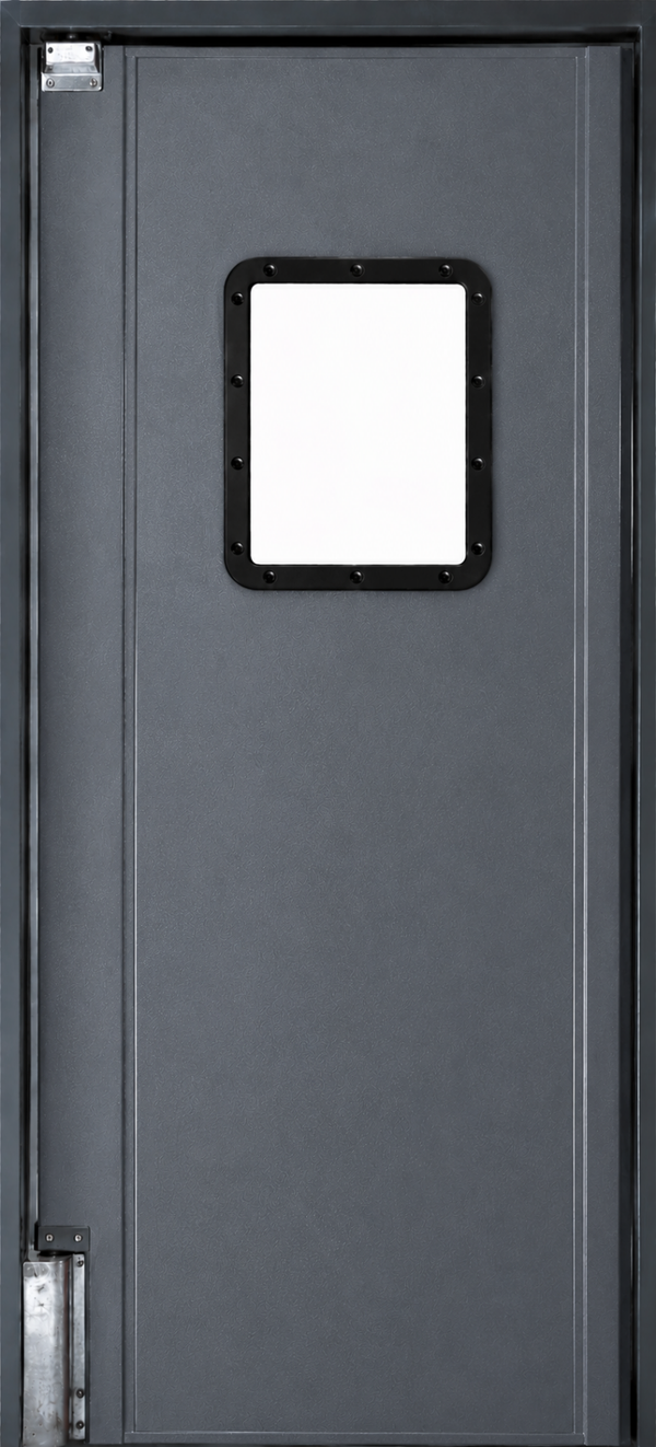 Pro Tuff 31" wide x 84" highSingle Panel Swing Door System - Grey
