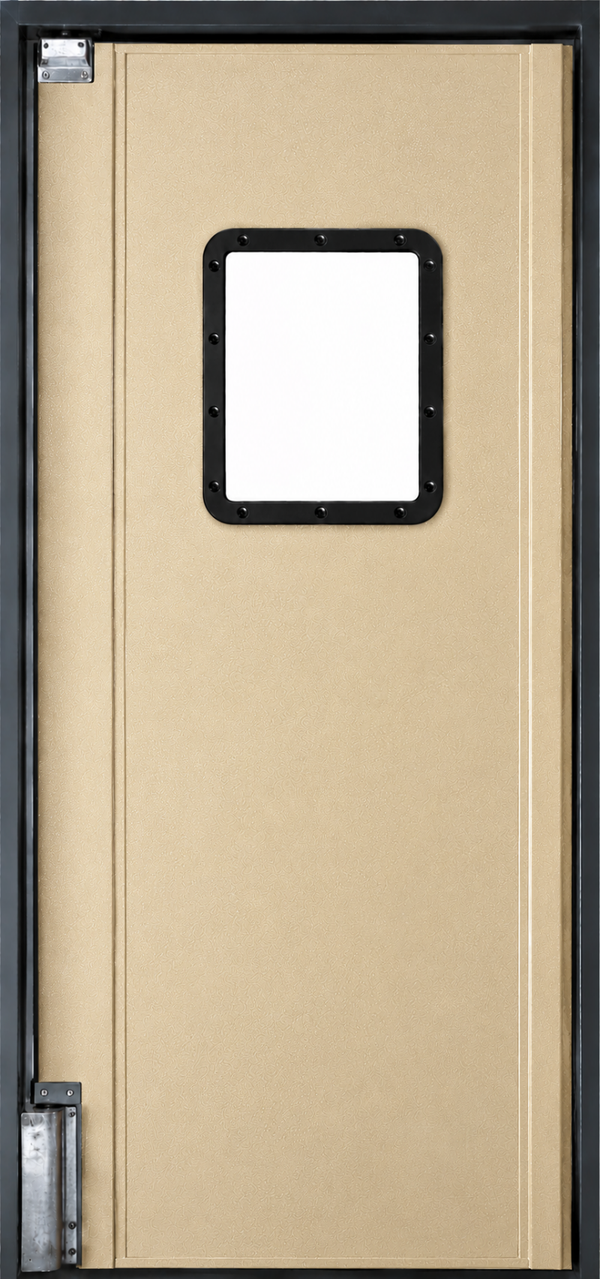 Pro Tuff 40" wide x 84" high Single Panel Swing Door System - Beige